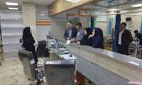  بازدید معاون درمان به اتفاق هیات همراه از بیمارستان شهید رحیمی خرم آباد