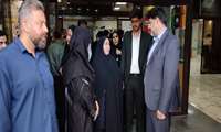 بازدید دکتر فاطمه ایرانی مدیرکل امور بانوان و مدیر روابط عمومی و امور بین الملل استانداری لرستان از مراکز بیمارستانی شهید رحیمی و خیریه عسلیان خرم آباد 