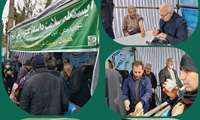  برپایی ایستگاه سلامت دانشگاه علوم پزشکی لرستان به مناسبت میلاد حضرت مهدی (عج)