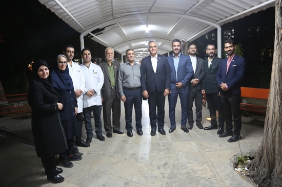  بازدید دکتر نجاتیان از مرکز آموزشی، درمانی شهدای عشایر 