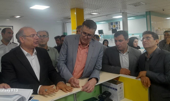 بیمارستان هفتم تیر دورود مورد بازدید قرار گرفت 