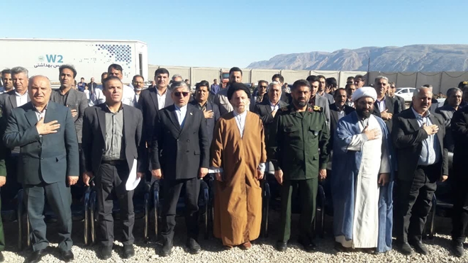 مراسم افتتاحیه بیمارستان صحرایی رومشگان برگزار شد